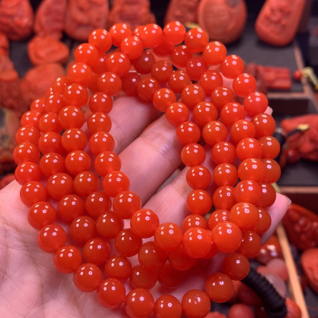 【闪购商品】未镶嵌多圈南红玛瑙