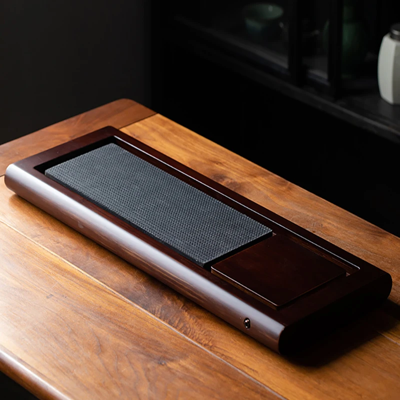 帆影茶盘家用2025新款竹实木客厅简约小茶台托盘干泡盘排水沥水台