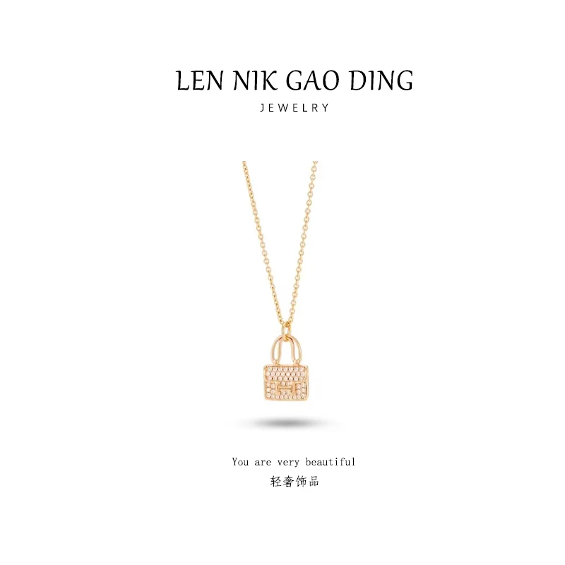 合金项链  lennik/lennik - GS轻奢经典时尚百搭字母包包项链