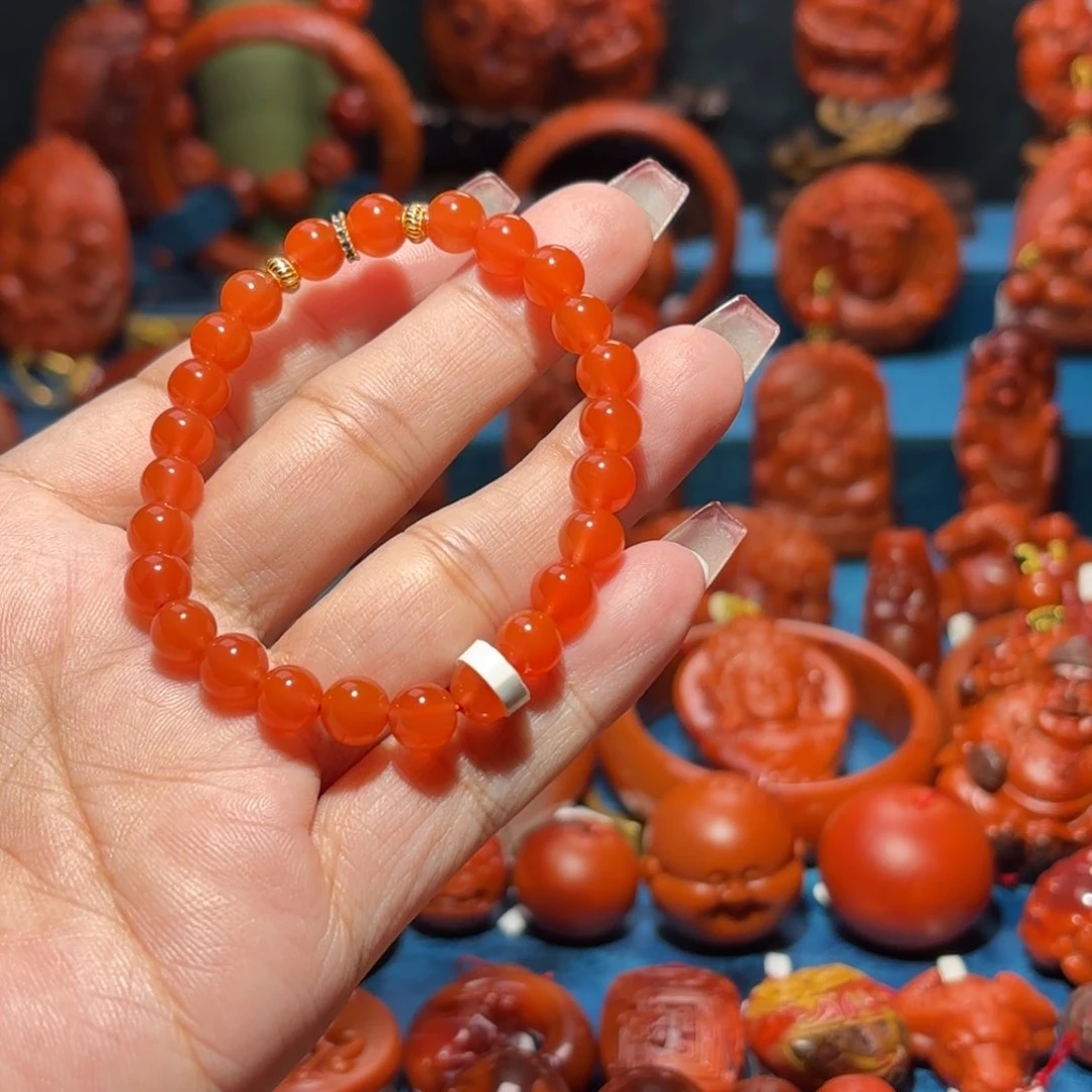 未镶嵌雕刻南红玛瑙