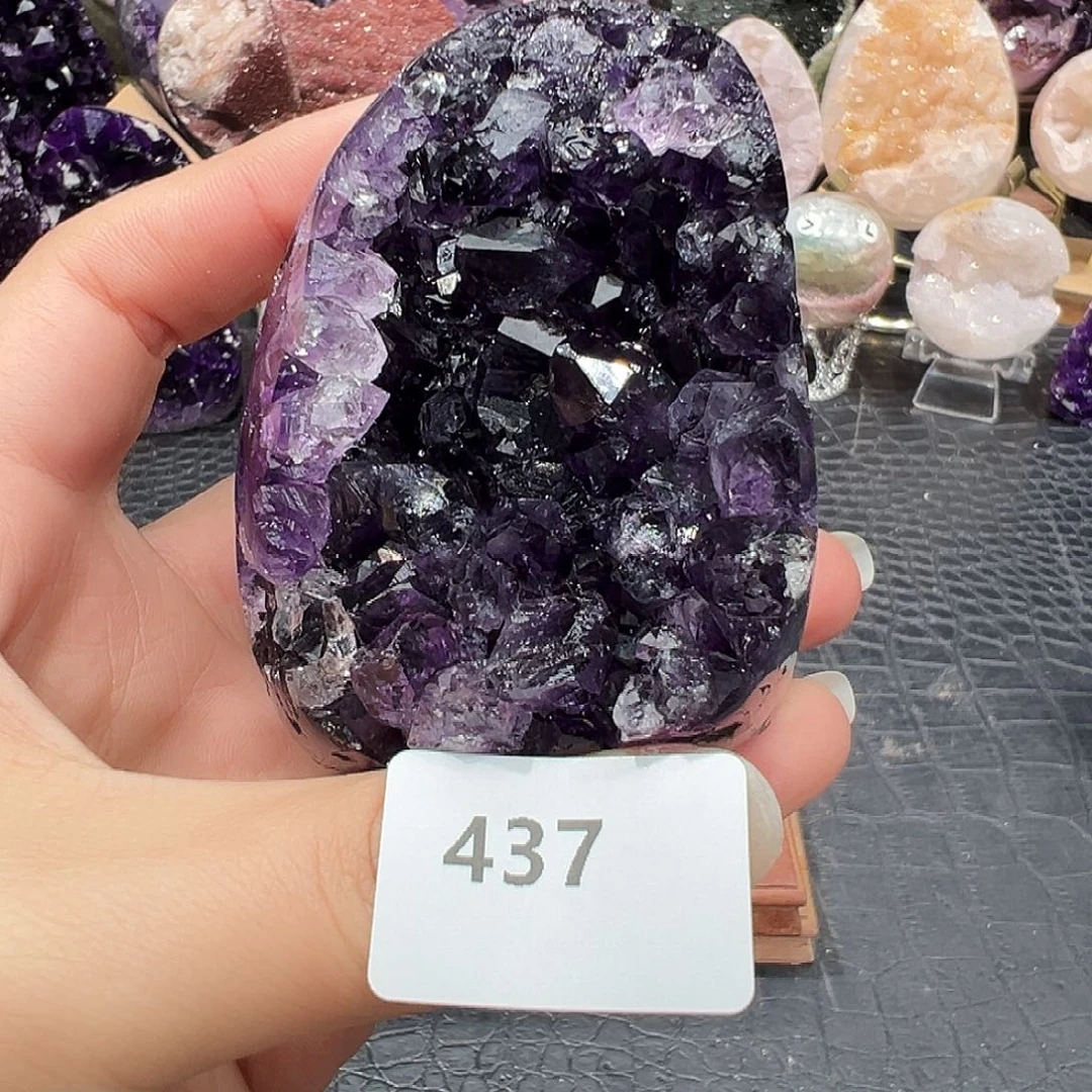 紫晶未镶嵌珠宝半成品