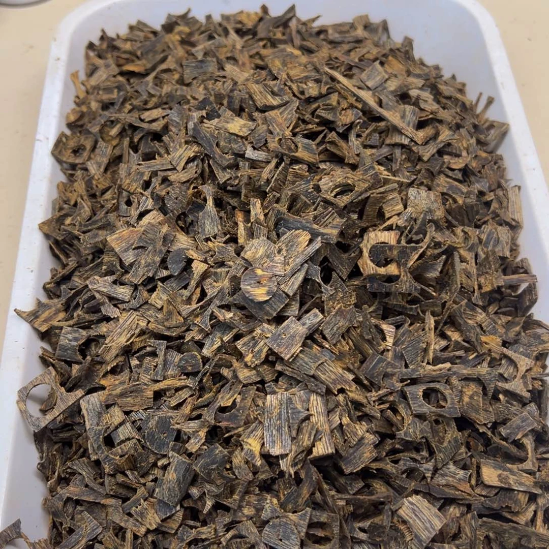沉香碎屑沉香沉水绿棋糖结碎料50克