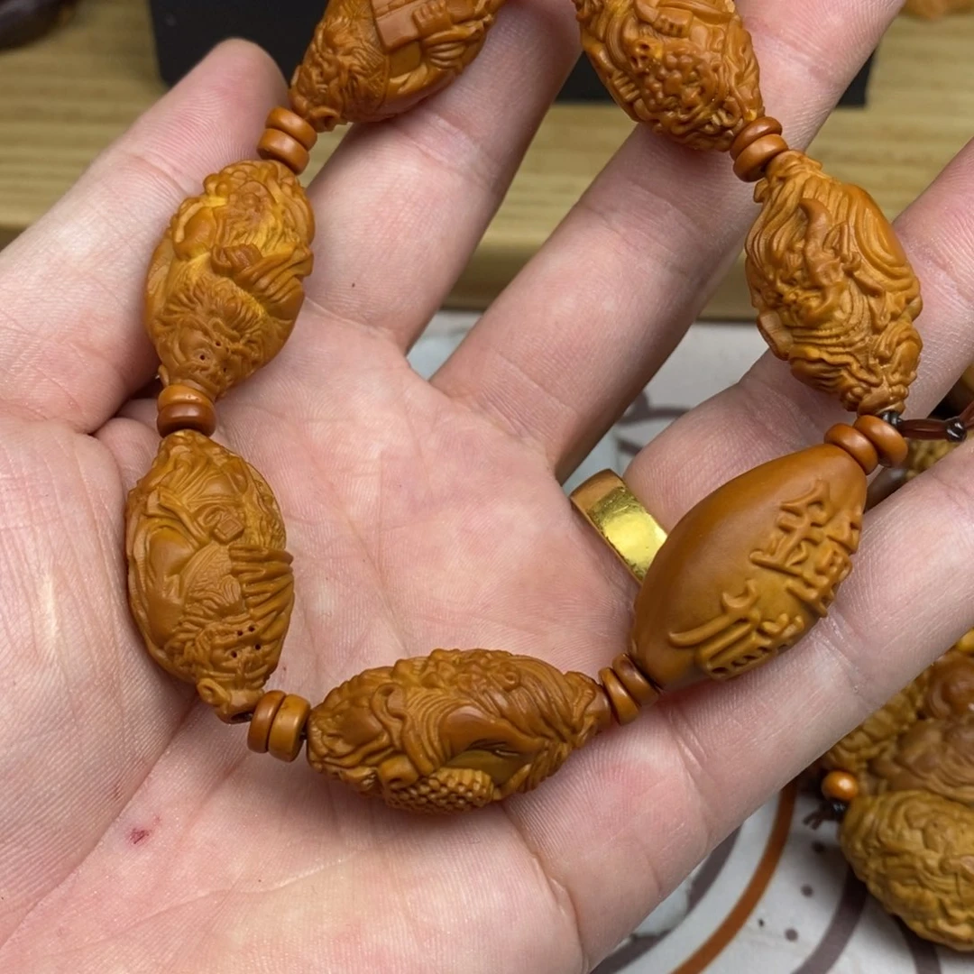 橄榄核手串/手链橄榄核橄榄核雕刻强