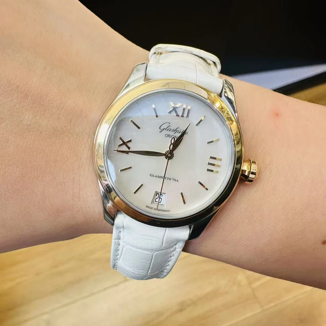 95新 Glashutte/格拉苏蒂 自动机械 36mm,间金,250501003