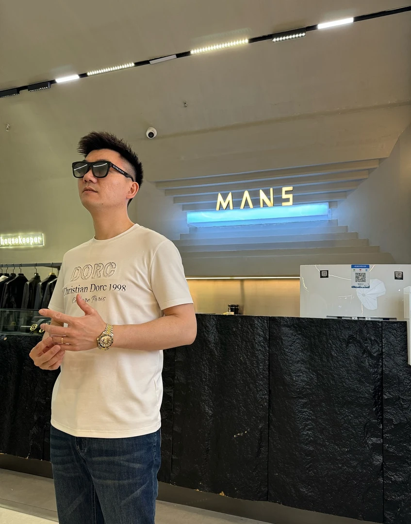 DORC奢品-2025夏季新款休闲时尚男士T恤-LU-1998