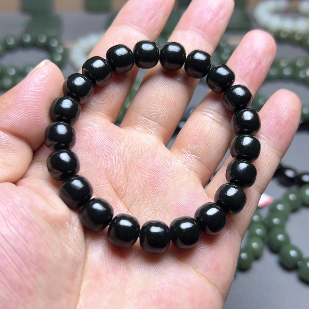 和田玉未镶嵌手链卡10