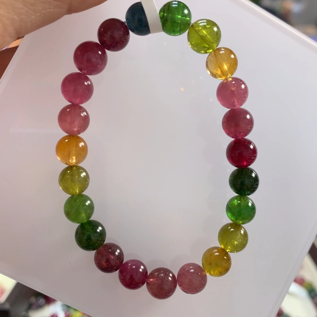 手链碧玺未镶嵌8.2左右