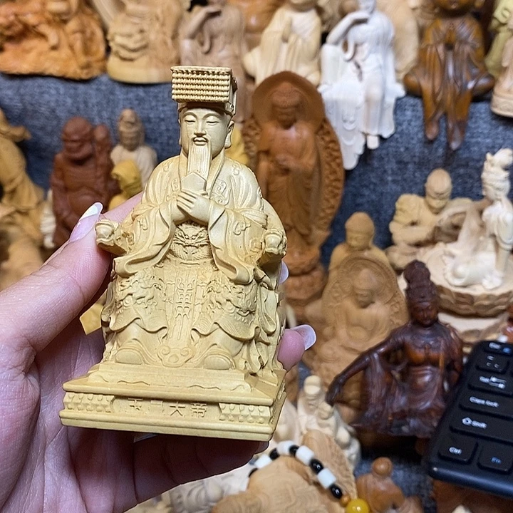 黄杨木黄杨木瑕疵玉皇大帝