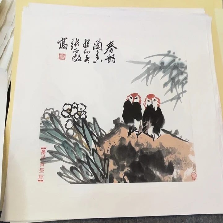 国画张圣敏先生纯手绘作品