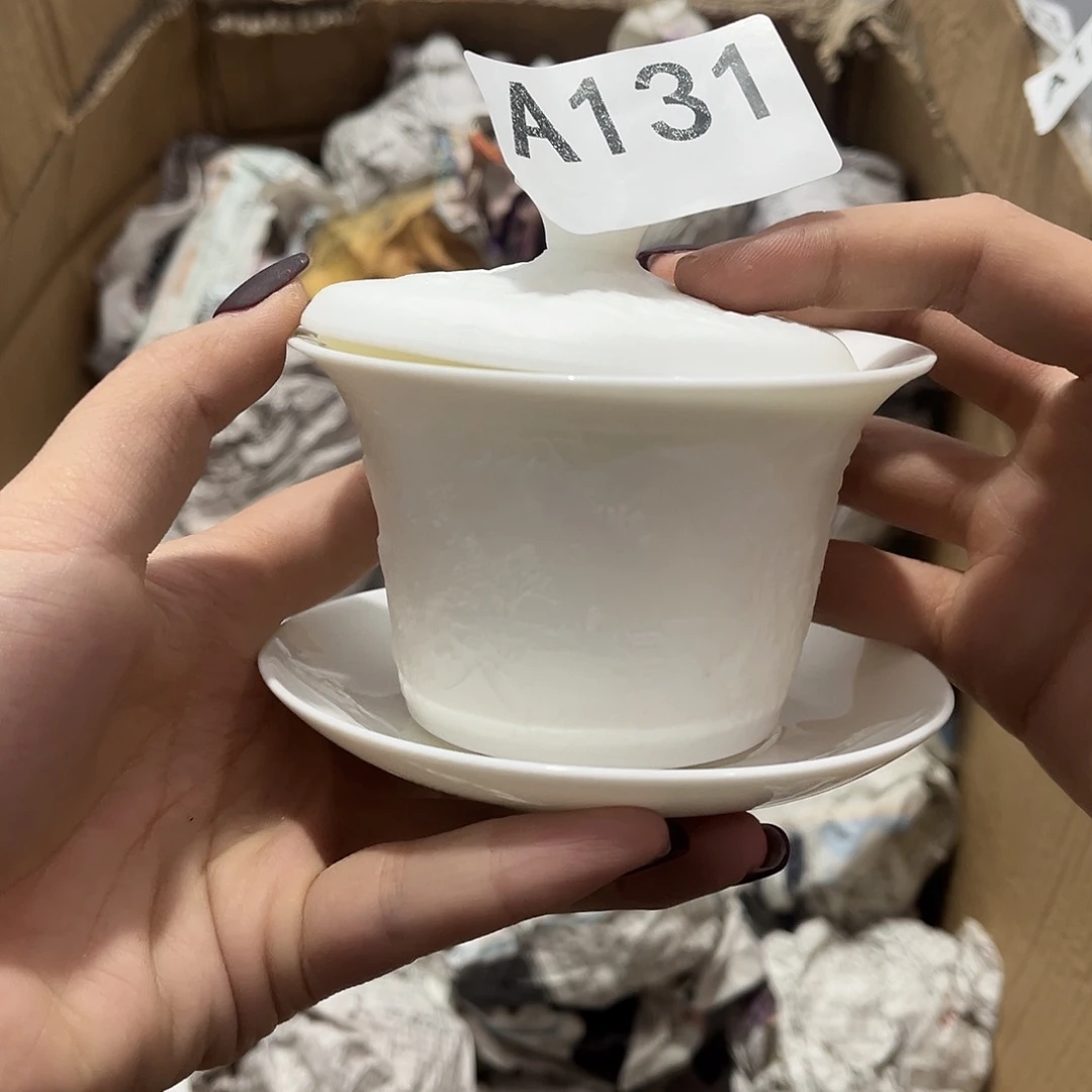 瓷片茶摆件工艺品摆件666