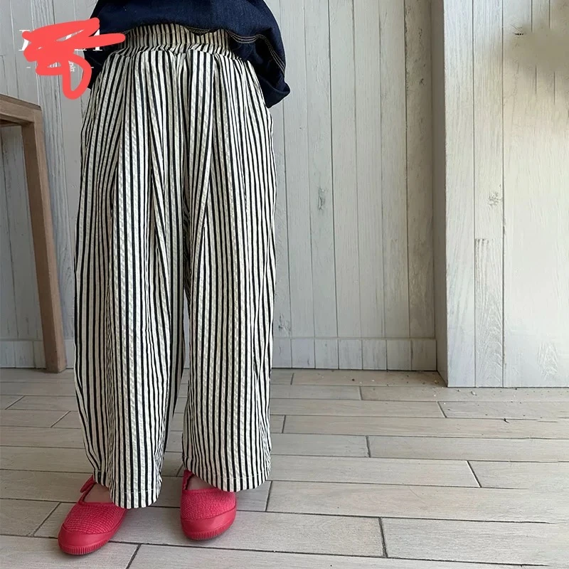 奇彩2910条子休闲裤