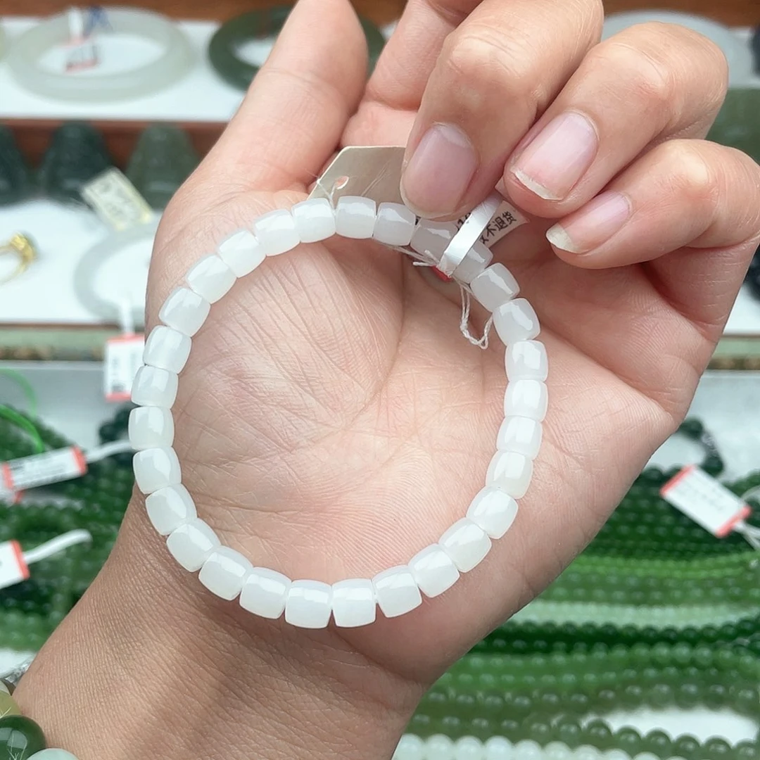 和田玉手串未镶嵌