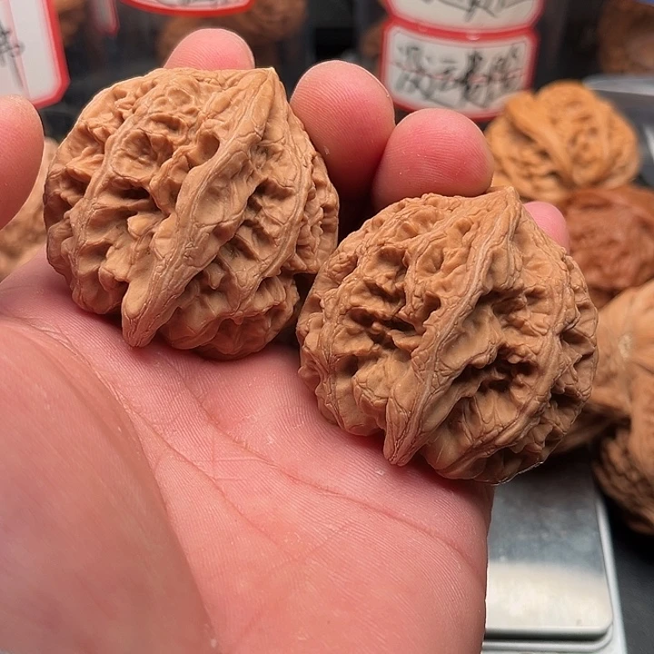 文玩核桃把件粗筋47