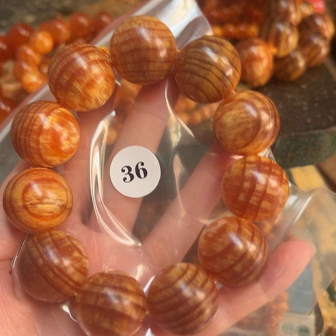丸***子手串/手链松木（琥珀木）36号2.5