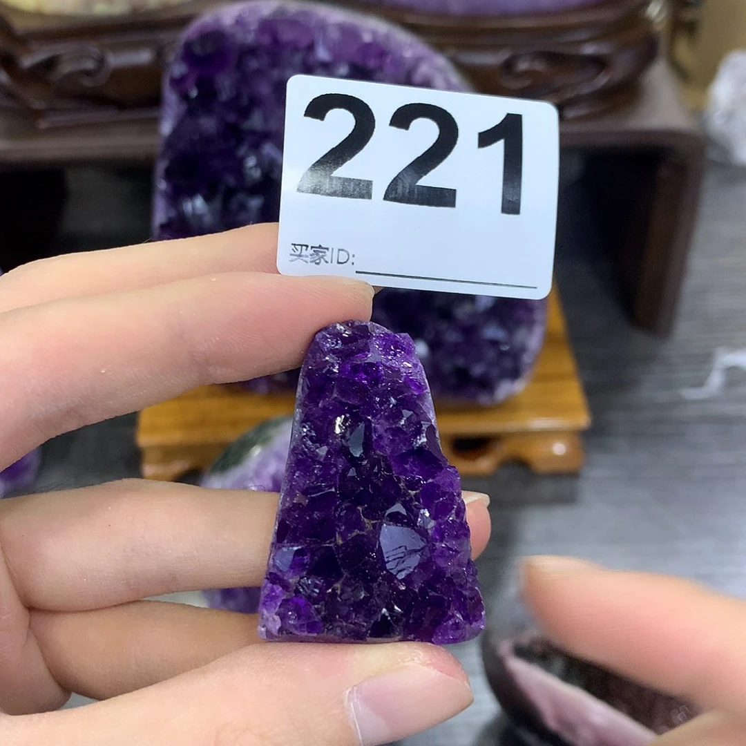 紫晶珠宝半成品未镶嵌221