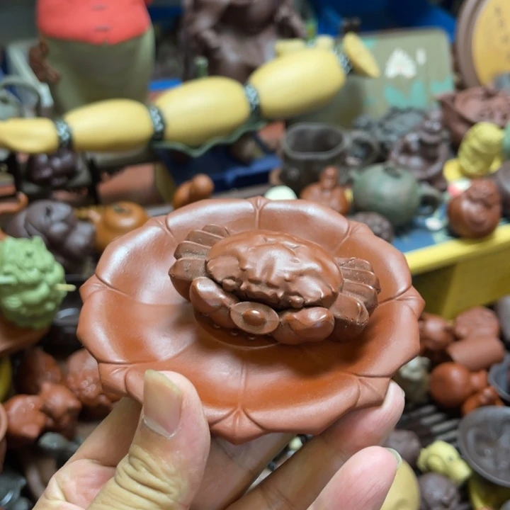 紫砂茶宠紫砂瑕疵