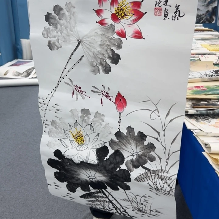 国画宣纸纯手绘字画