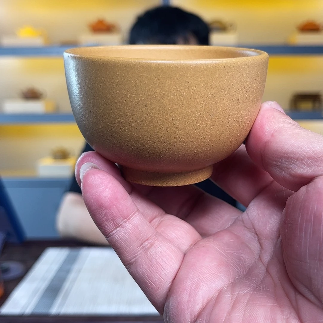 茶壶紫砂黄金段小碗杯