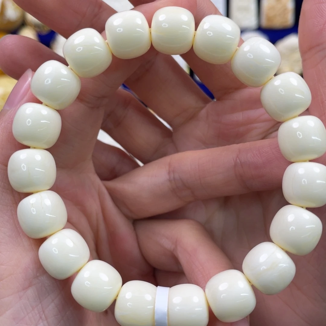 蜜蜡裸石未镶嵌琥珀蜜蜡手串卡12mm