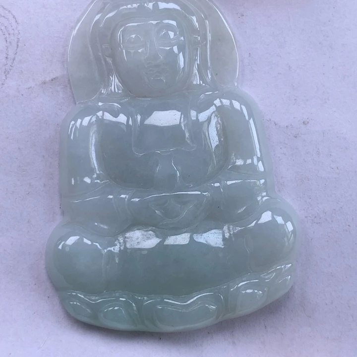 颈饰未镶嵌翡翠观音