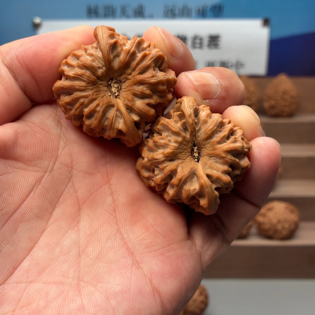 森***七吊坠文玩核桃全品白茬龙门涧