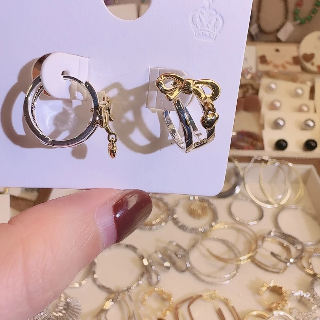 仿珍珠铜合金925银耳扣