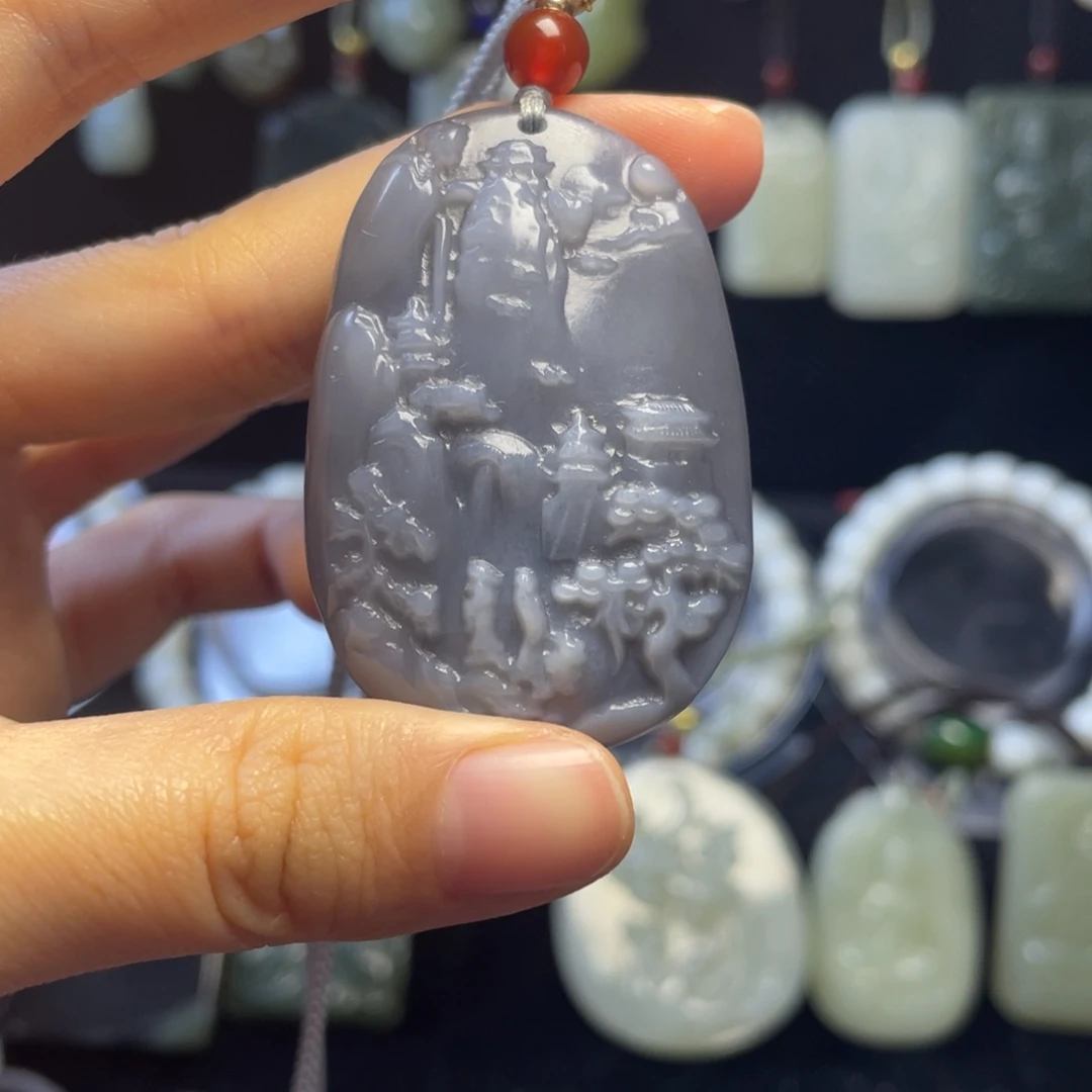 和田玉未镶嵌项链