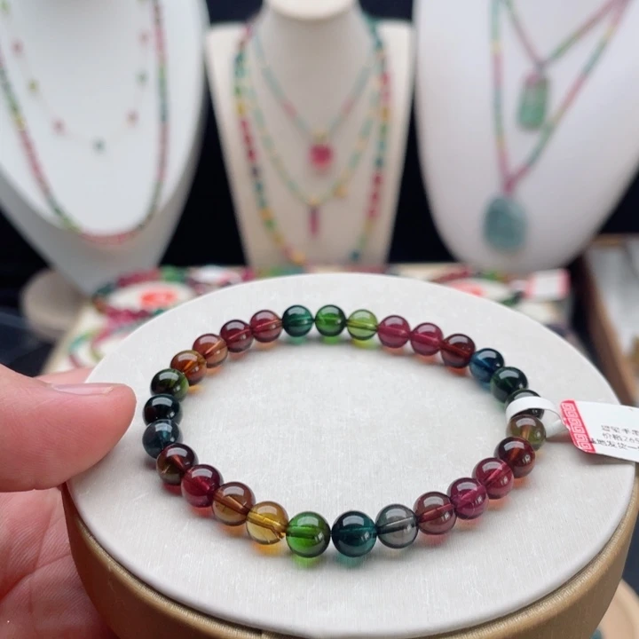 未镶嵌手链碧玺碧玺手链