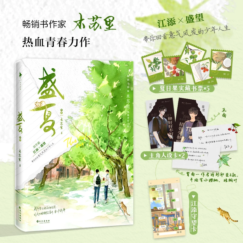 盛夏序章小说 木苏里实体书某某2二全球高考正版青春言情小说