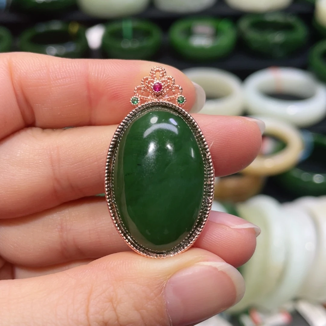 吊坠(不含链)未镶嵌和田玉