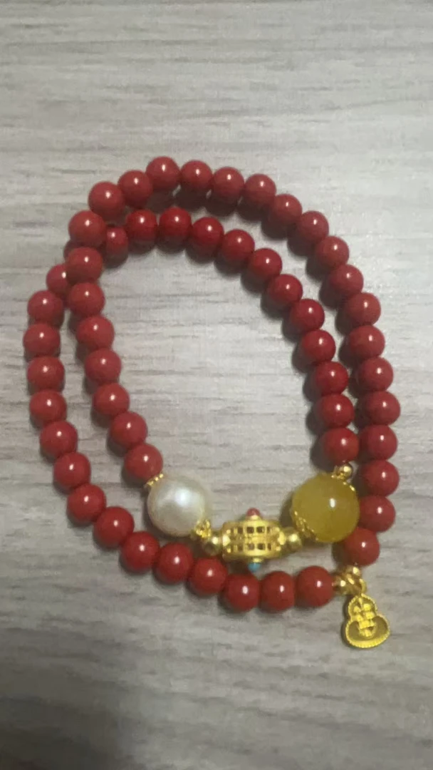 含辰砂工艺品6071精品手串无礼盒