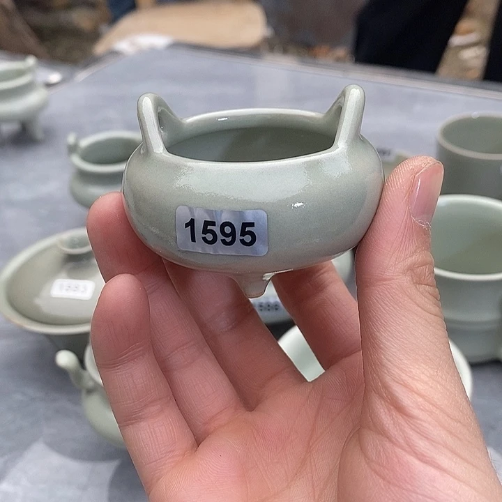 汝瓷1595 柴窑开窑窑口直播