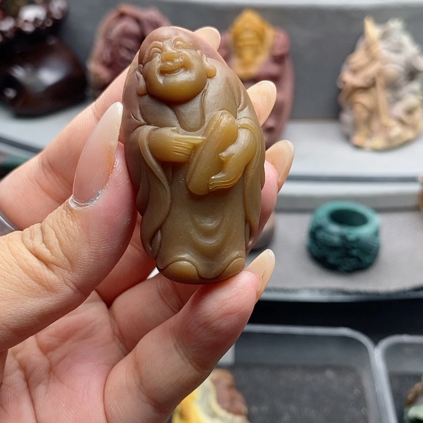 【闪购商品】未镶嵌弥勒定制石英质玉