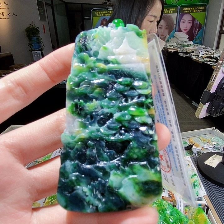 颈饰未镶嵌翡翠翡翠