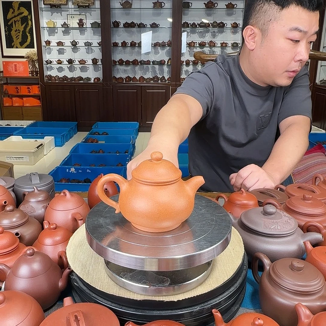 茶壶紫砂潘壶降坡