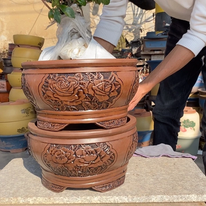 紫砂花盆紫砂特价包邮