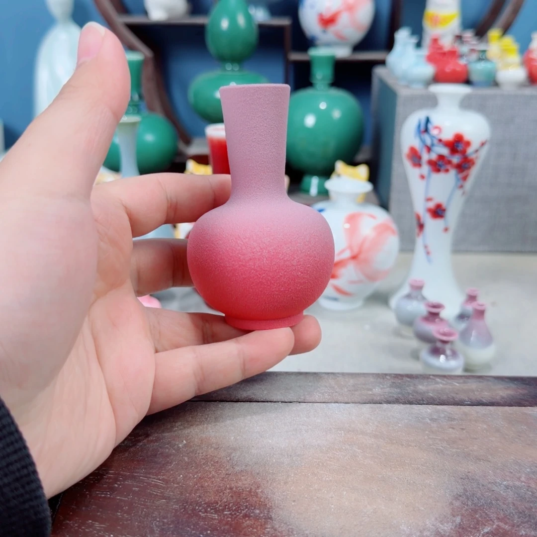 陶瓷手工小花器摆件