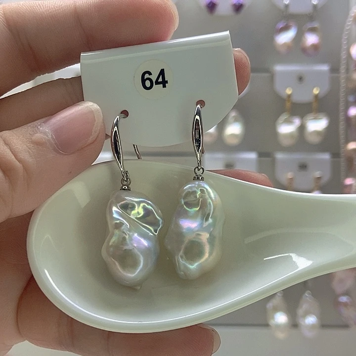 高***高银S925镶嵌颈饰淡水珍珠64