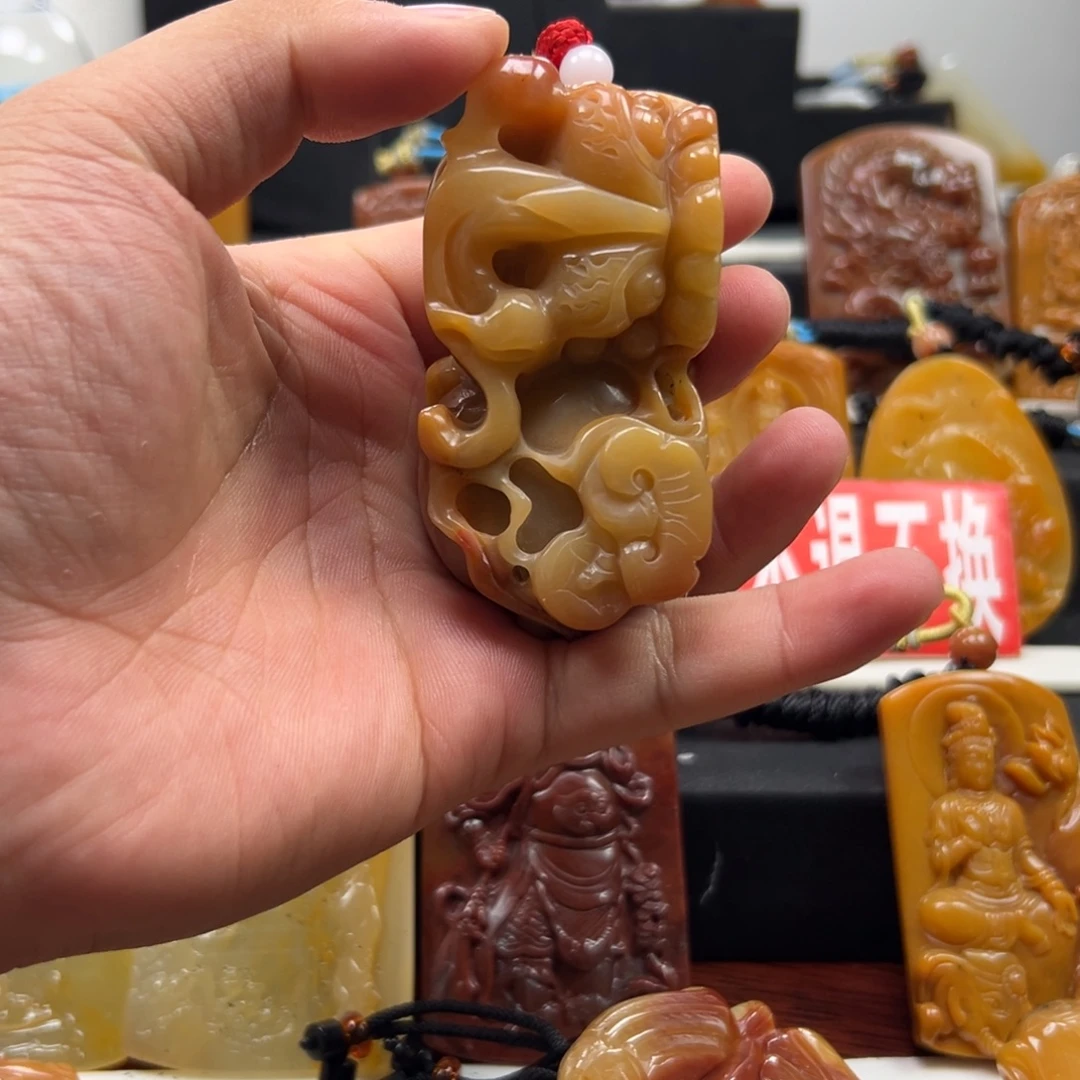 石英质玉（黄龙玉）未镶嵌多选一发货