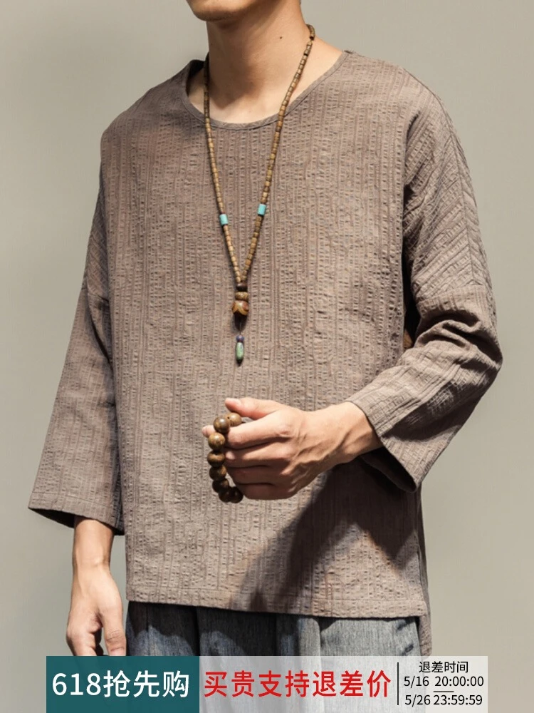 中国风新中式棉麻服饰配饰