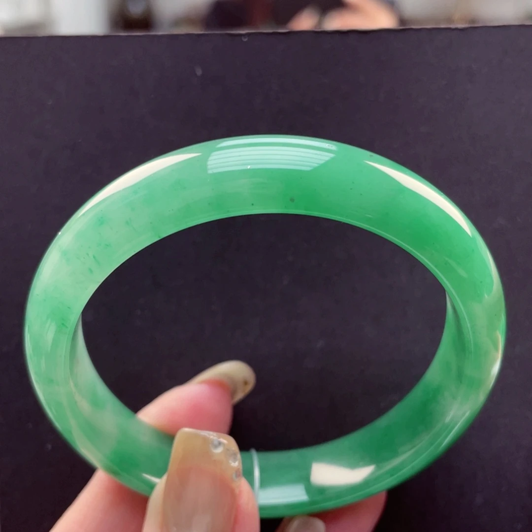 石英质玉未镶嵌手镯54-55