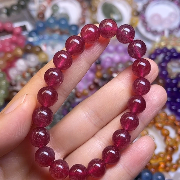 手链未镶嵌水晶草莓晶