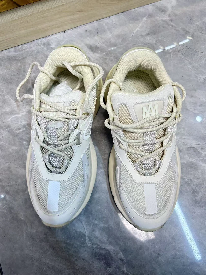 99新  AMIRI 米白色休闲老爹骨头鞋36码