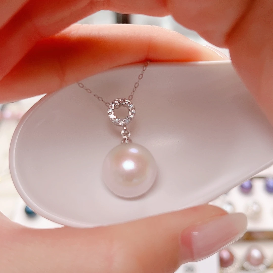 合金淡水珍珠吊坠(赠链)