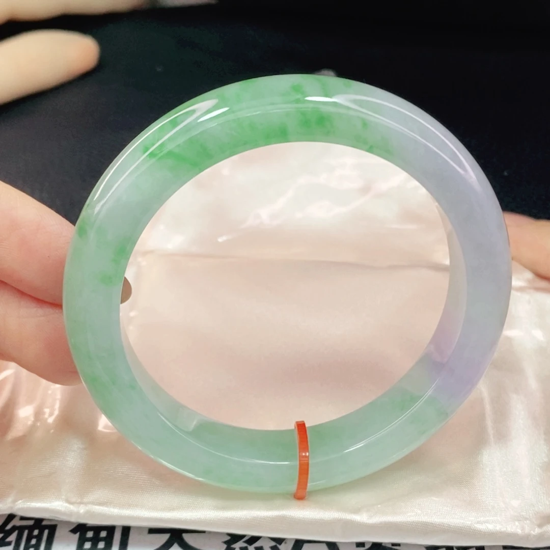 未镶嵌手镯翡翠57.6正圈