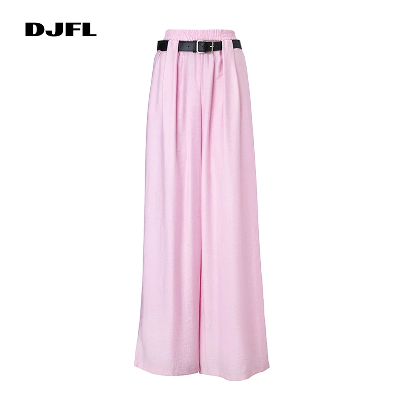 DJFL 浅蓝色长裤女配：腰带 DWWS2K021