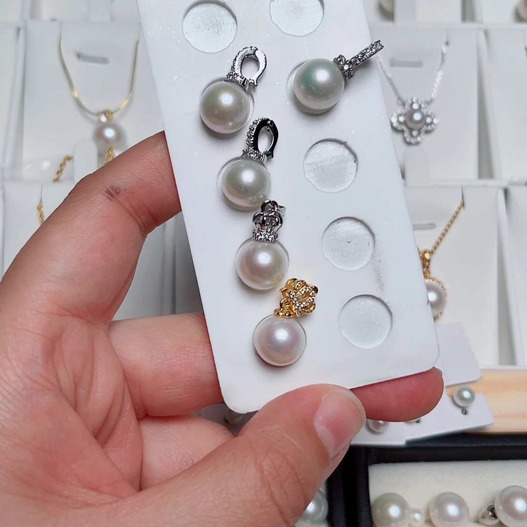 银S925镶嵌淡水珍珠手绳