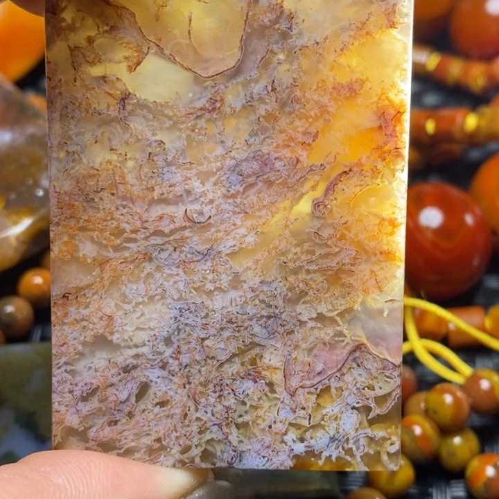 玛瑙/玉髓颈饰未镶嵌K**＂