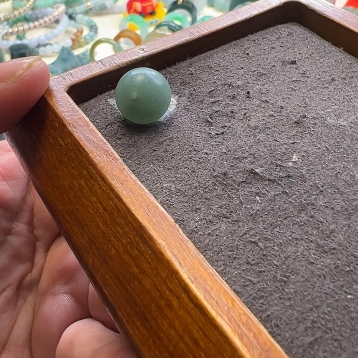 定制翡翠未镶嵌翡翠珠卡12