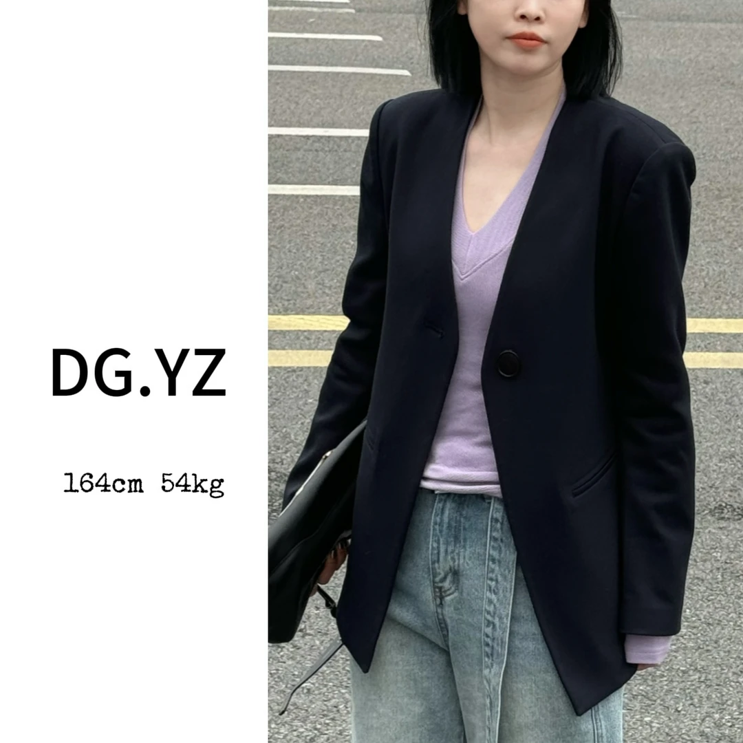 【樱子家】2578F极简风背后设计感西装外套